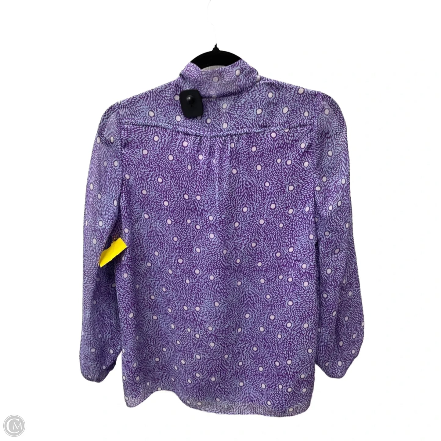 Blouse Designer By Diane Von Furstenberg In Blue & Purple, Size: M