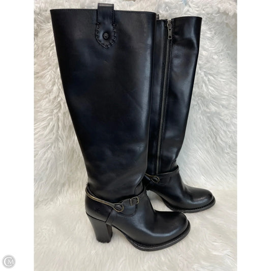 Boots Designer By Frye In Black, Size: 7
