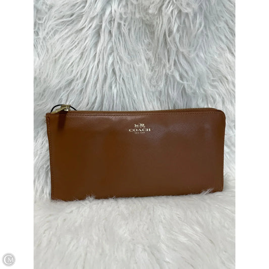 Clutch Designer By Coach, Size: Large