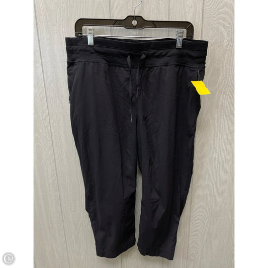 Athletic Capris By Lululemon In Black, Size: 12
