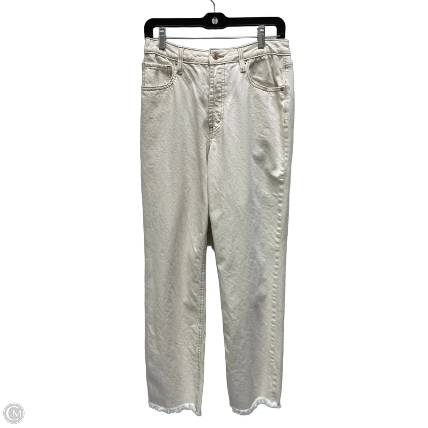 Jeans Wide Leg By Wild Fable In Cream, Size: 10