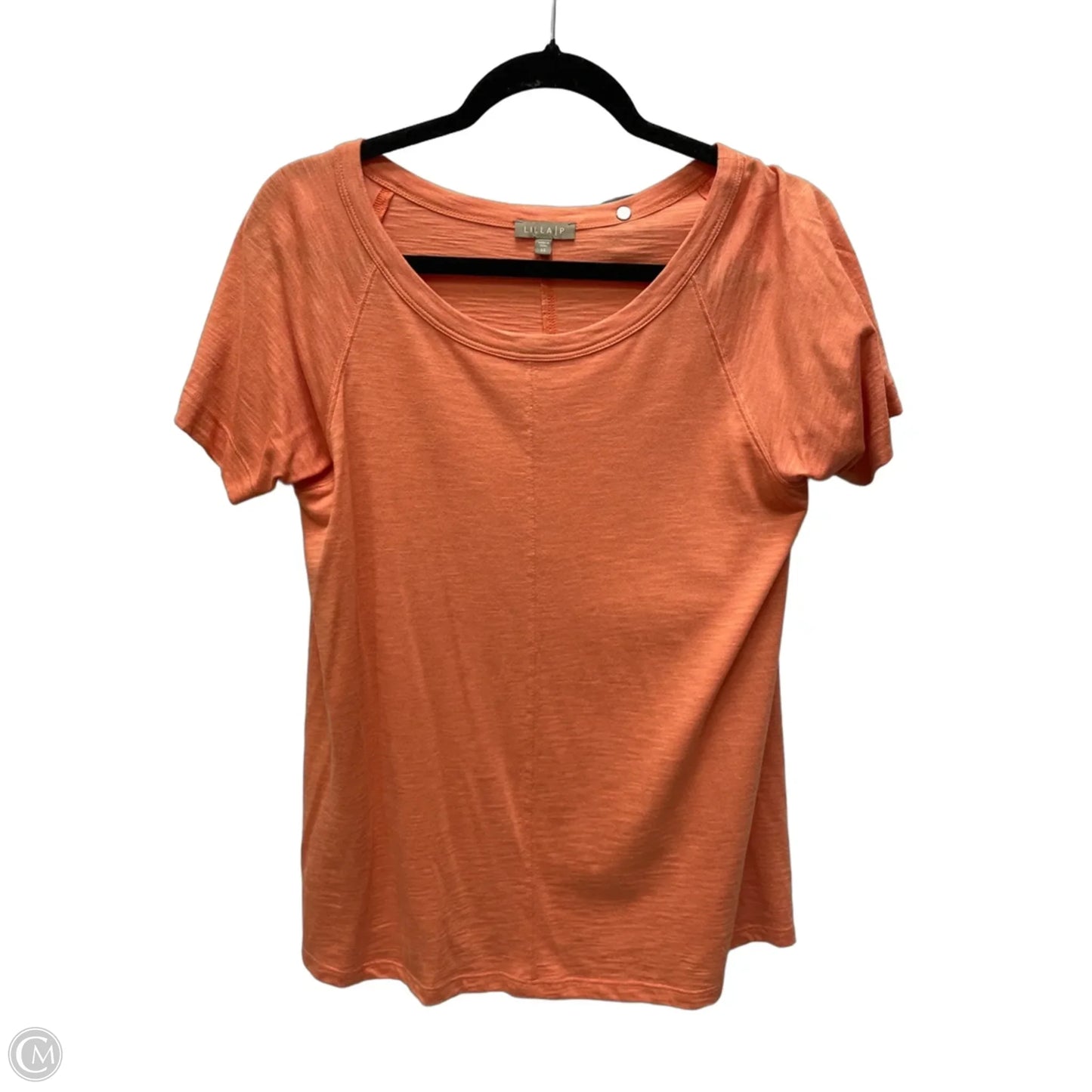 Top Short Sleeve By Lilla P In Orange, Size: Xs