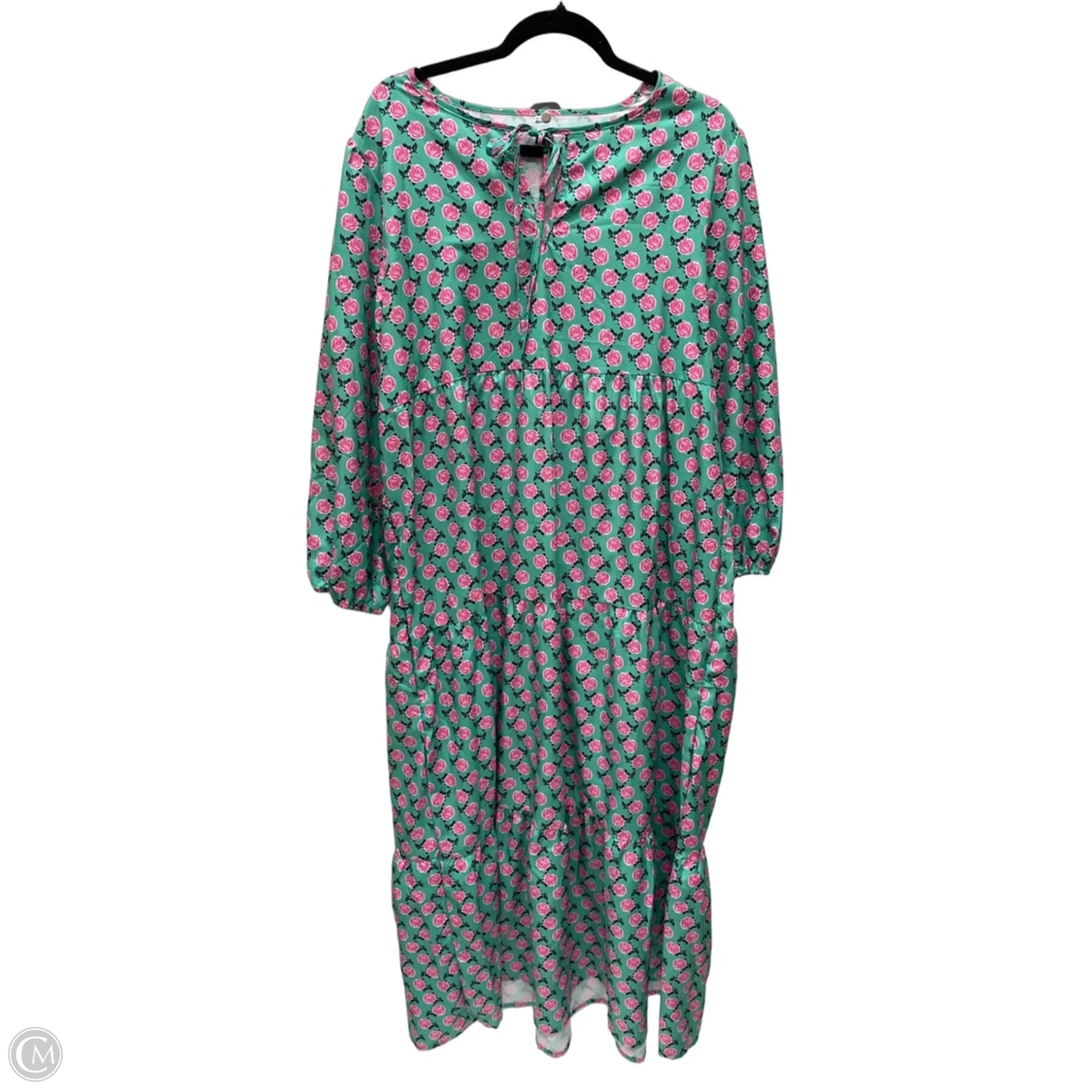 Dress Casual Maxi By Cmf In Floral Print, Size: 1x
