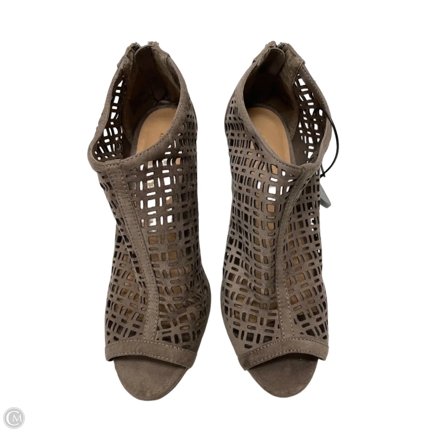 Shoes Heels Block By Madden Girl In Taupe, Size: 9.5