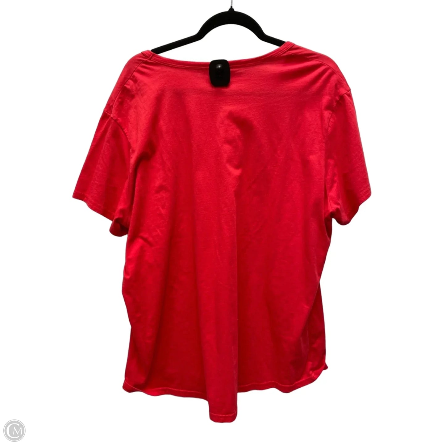 Top Short Sleeve By Clothes Mentor In Red, Size: 2x
