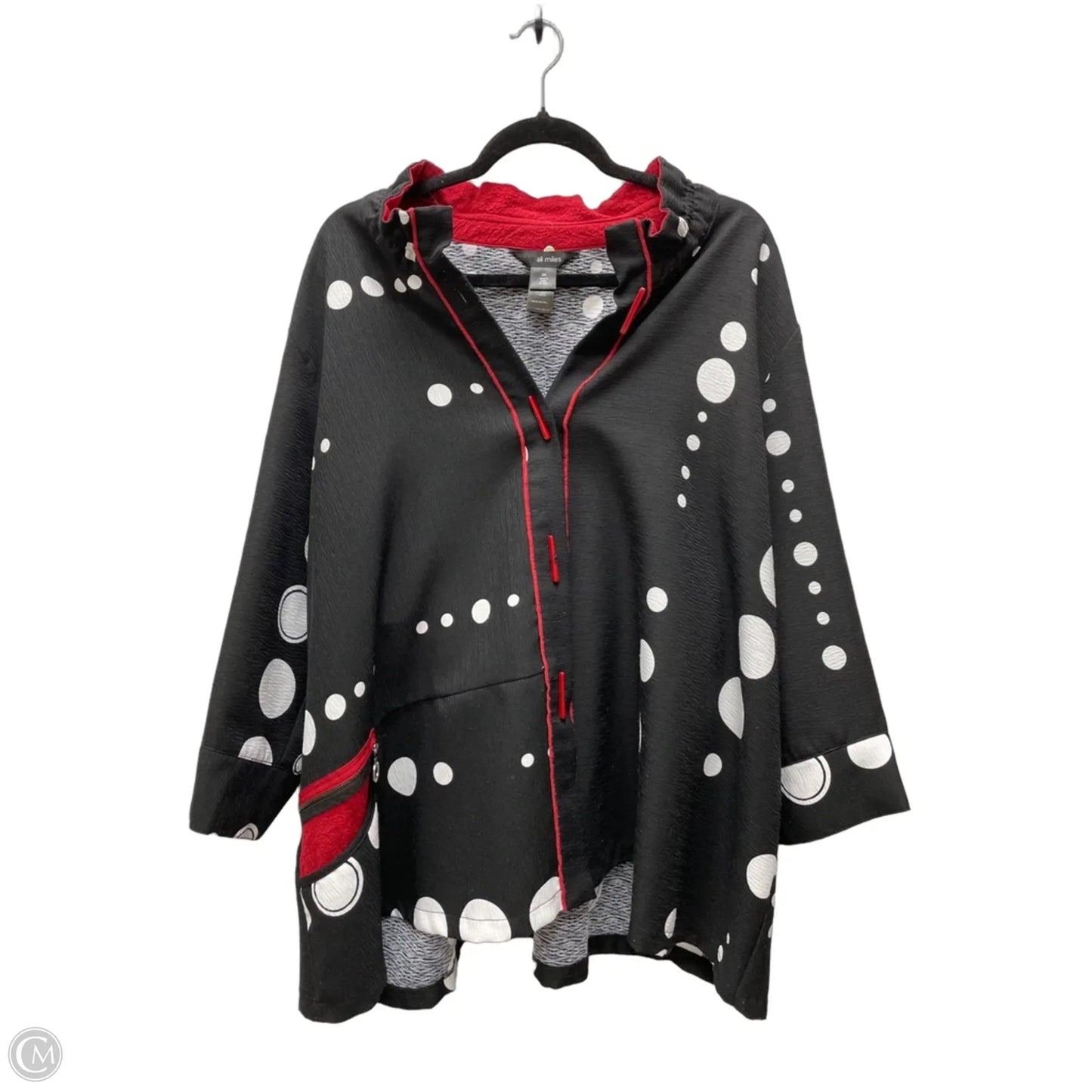 Jacket Other By Ali Miles In Polkadot Pattern, Size: 3x