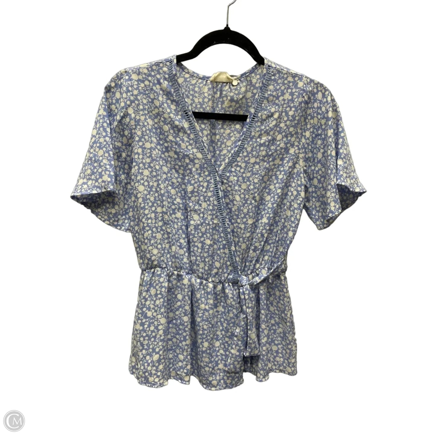 Blouse Short Sleeve By Sienna Sky In Floral Print, Size: S