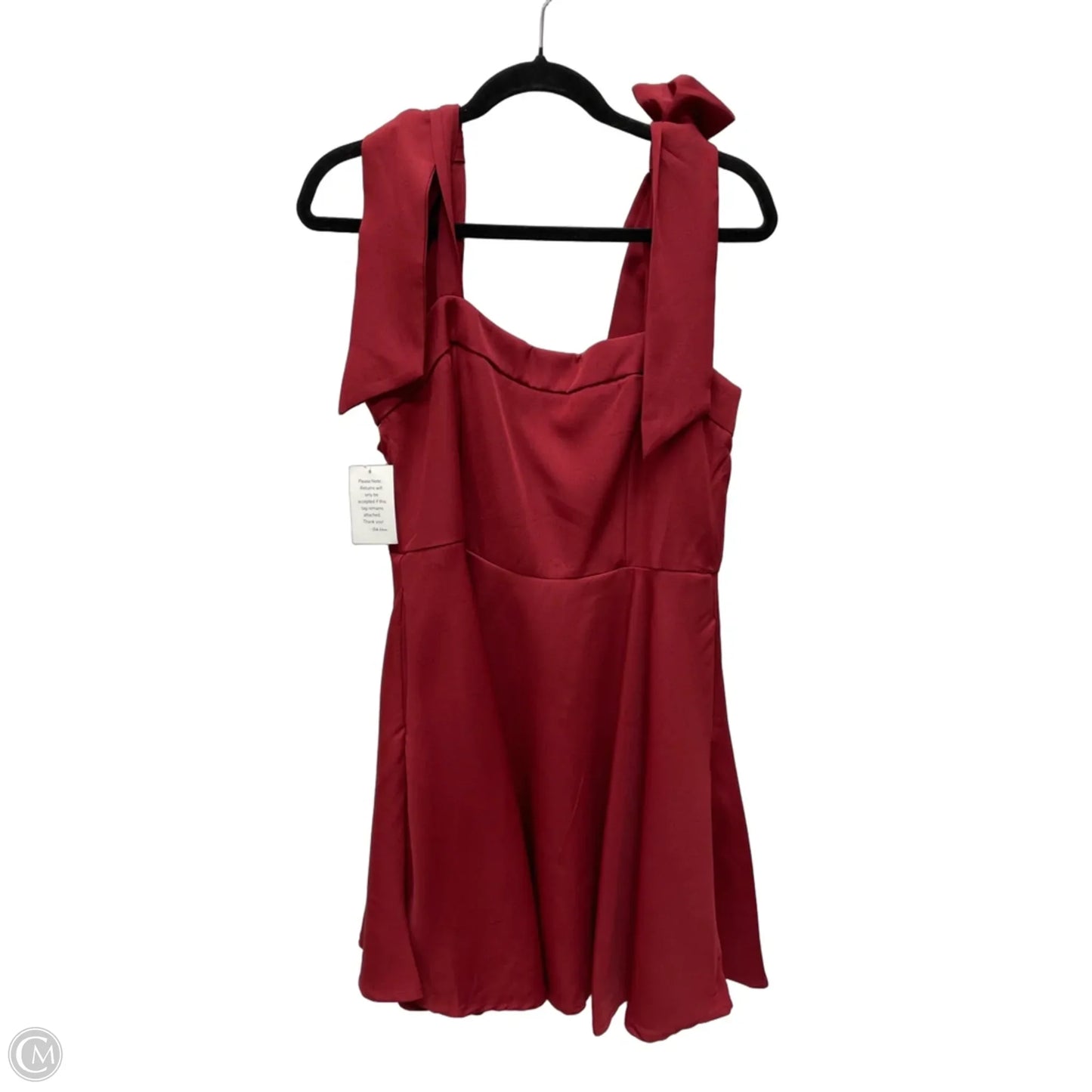 Dress Party Short By Tcec In Maroon, Size: L