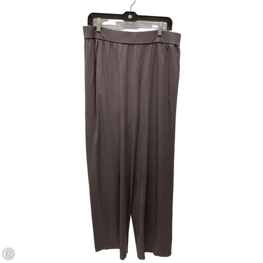 Pants Wide Leg By Eileen Fisher In Taupe, Size: 12