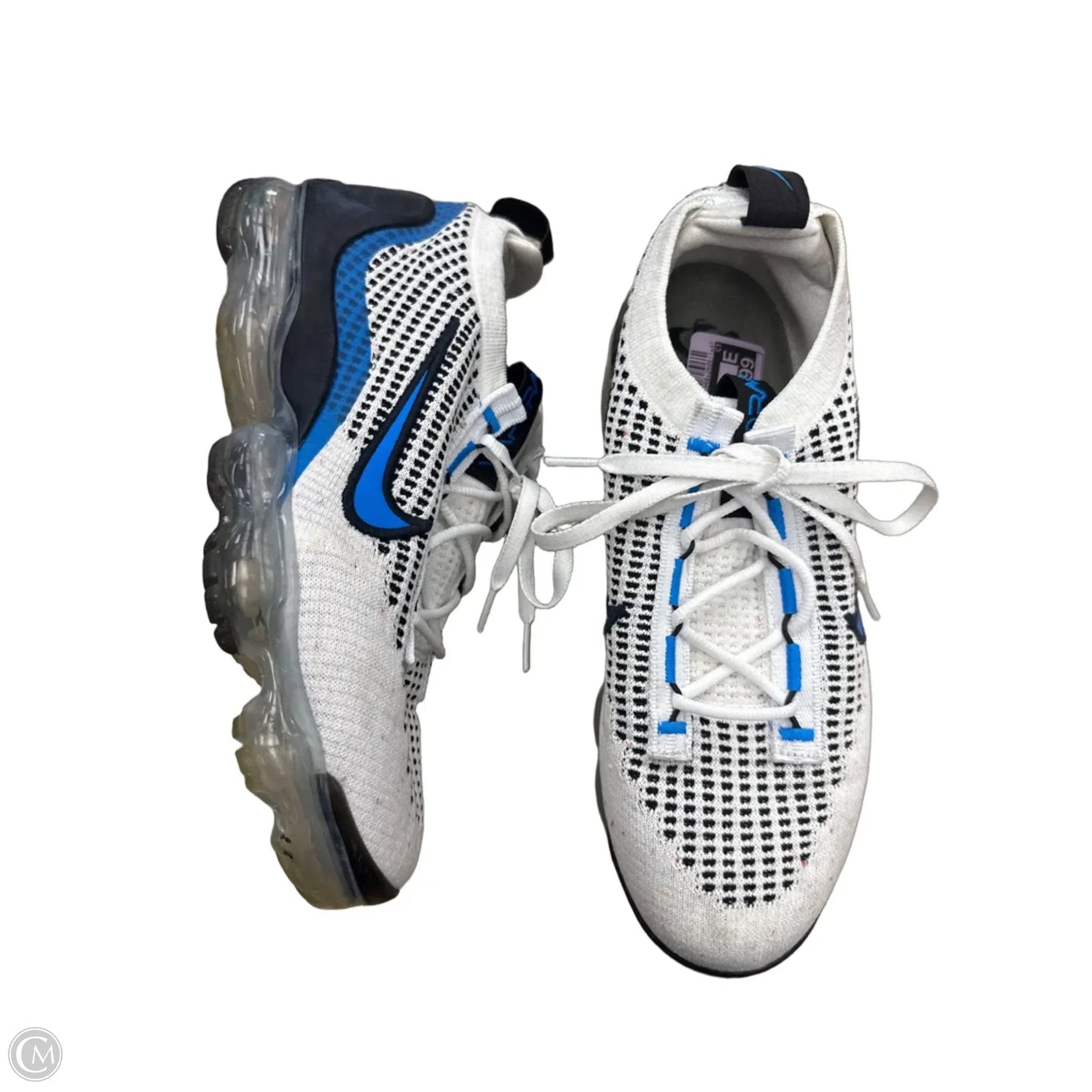 Shoes Sneakers By Nike In Blue & White, Size: 8.5