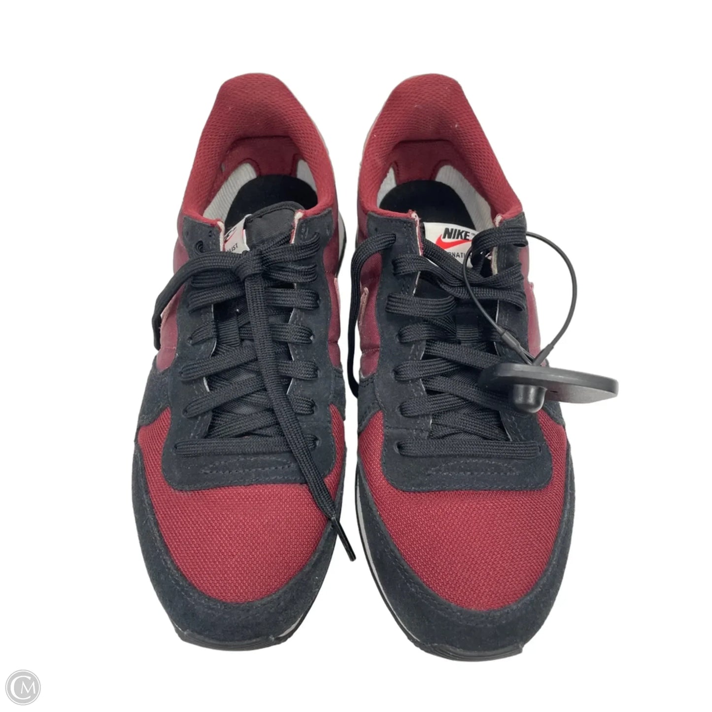 Shoes Sneakers By Nike In Black & Red, Size: 9