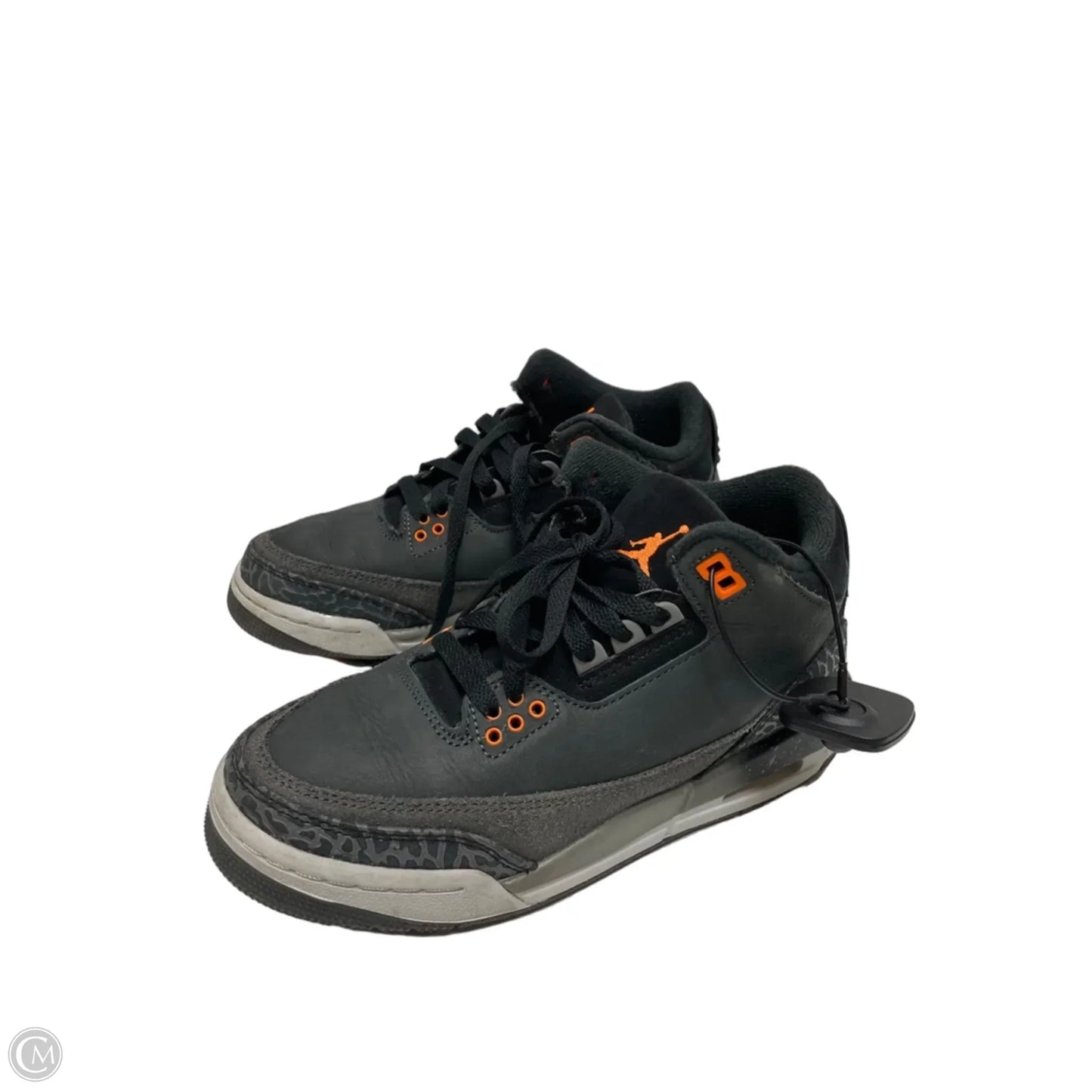 Shoes Sneakers By Nike In Black & Orange, Size: 7