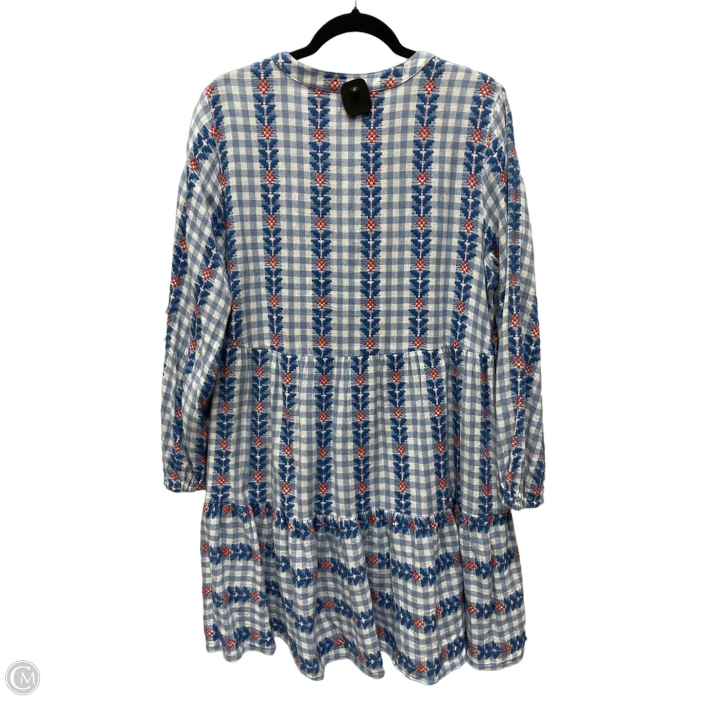 Dress Casual Short By Mudpie In Geometric Pattern, Size: M