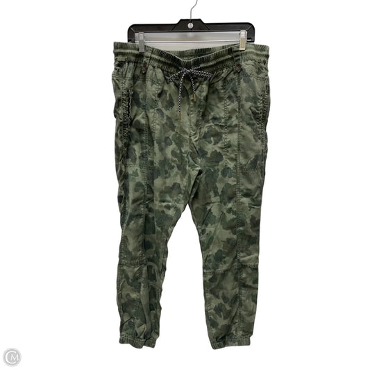 Pants Joggers By Anthropologie In Camouflage Print, Size: 12