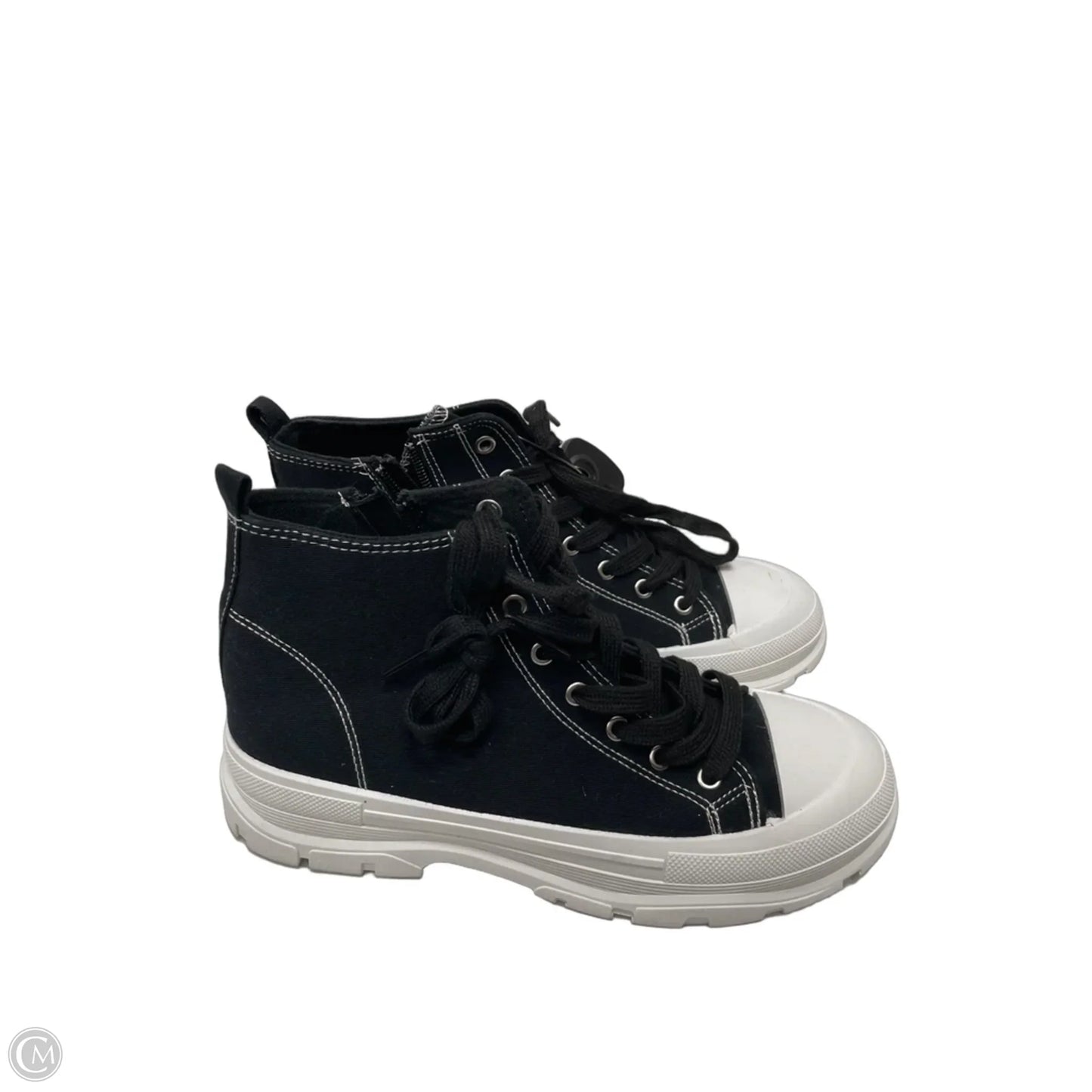 Shoes Sneakers By Cme In Black & White, Size: 11