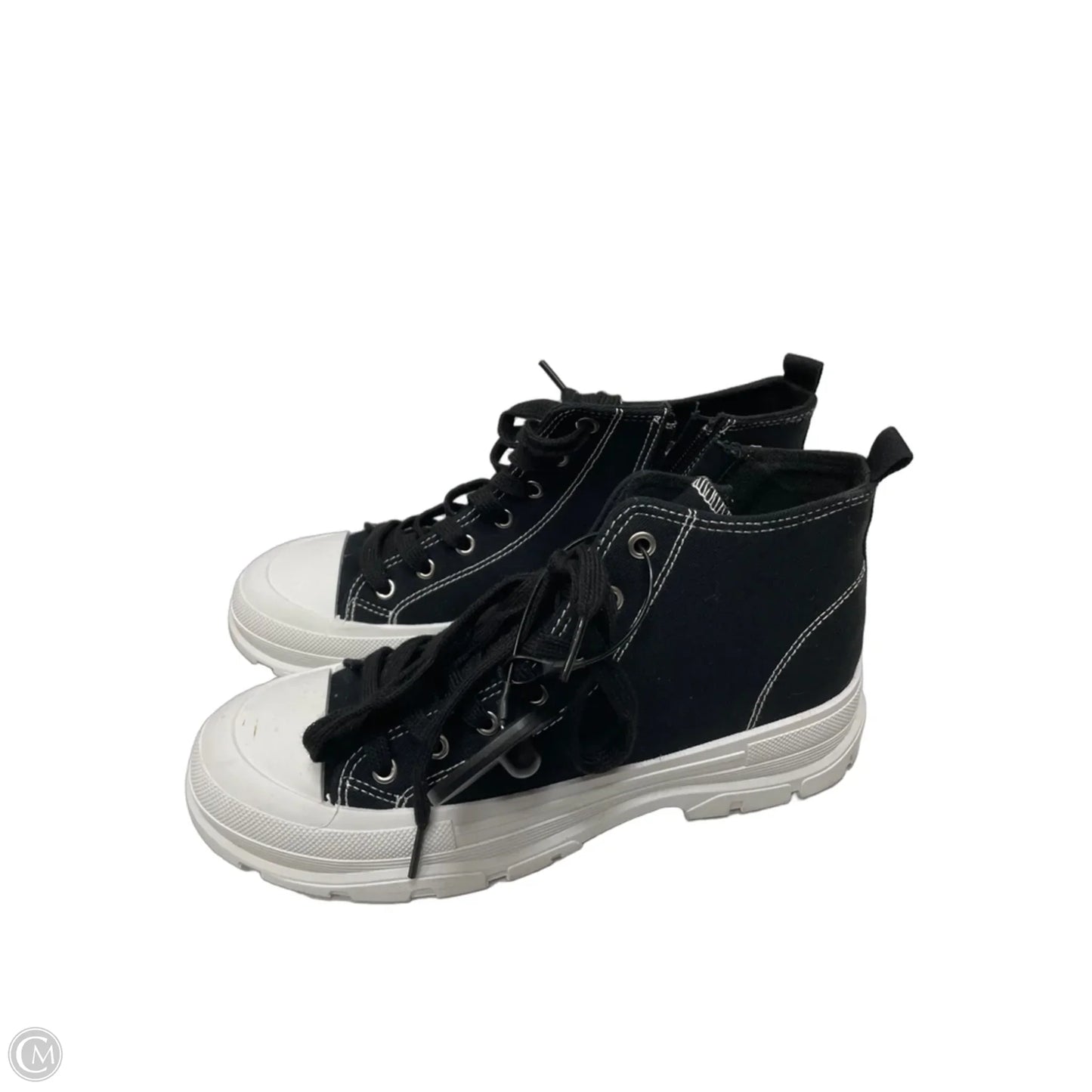 Shoes Sneakers By Cme In Black & White, Size: 11