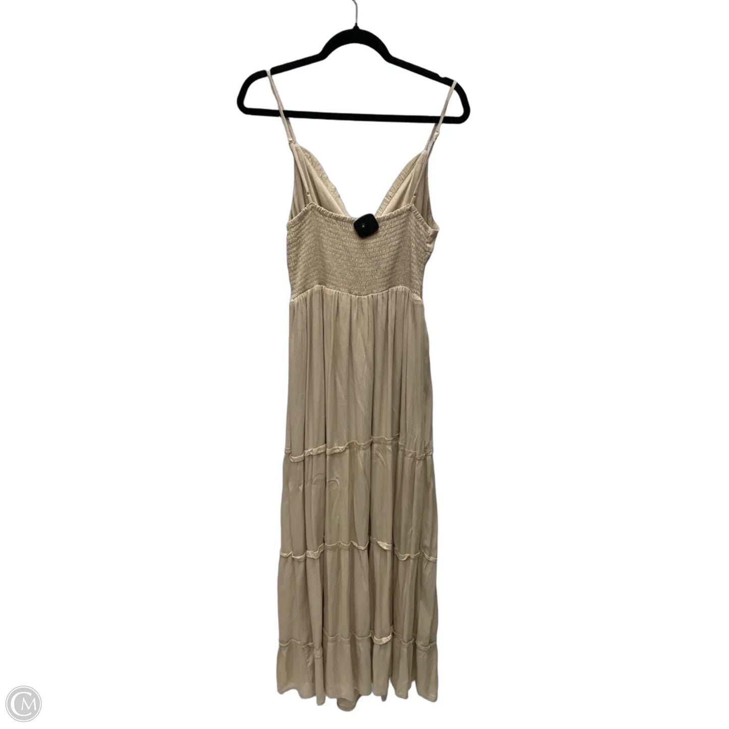 Dress Casual Maxi By Justify In Tan, Size: L