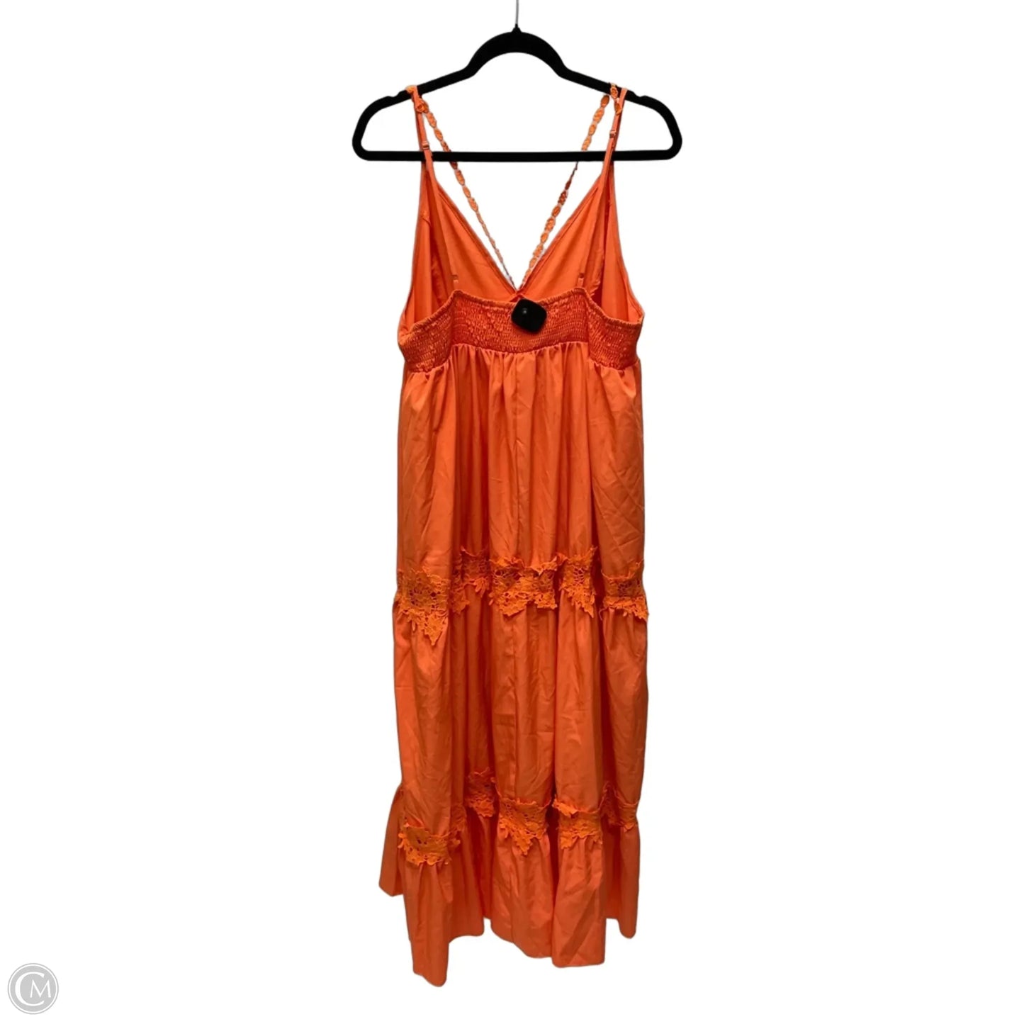 Dress Casual Maxi By Shein In Orange, Size: 1x