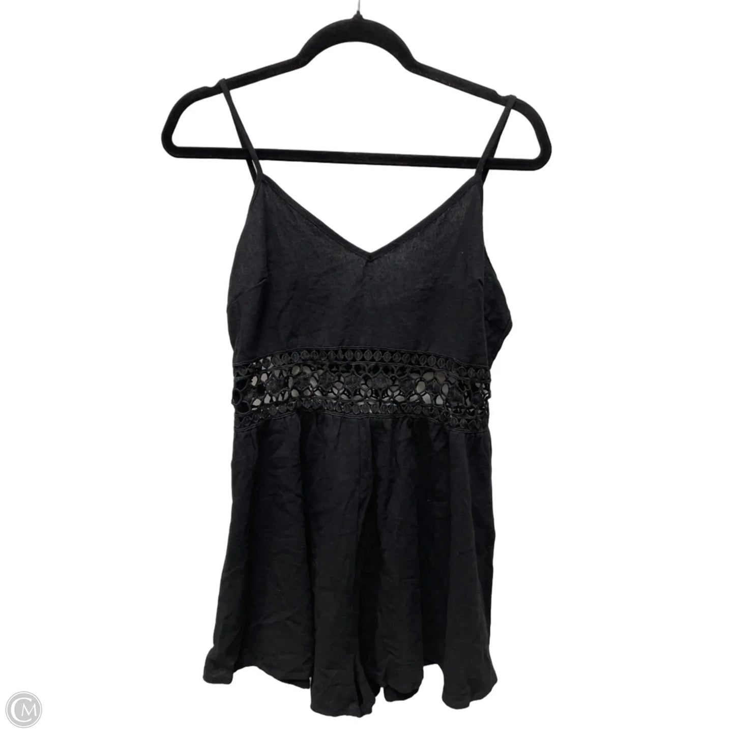 Romper By Shein In Black, Size: M