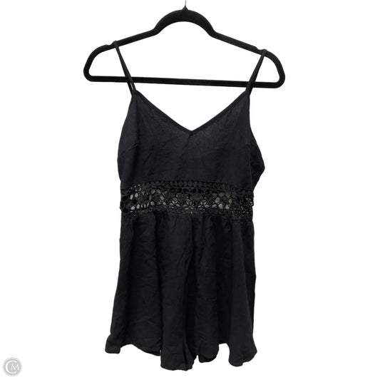 Romper By Shein In Black, Size: M