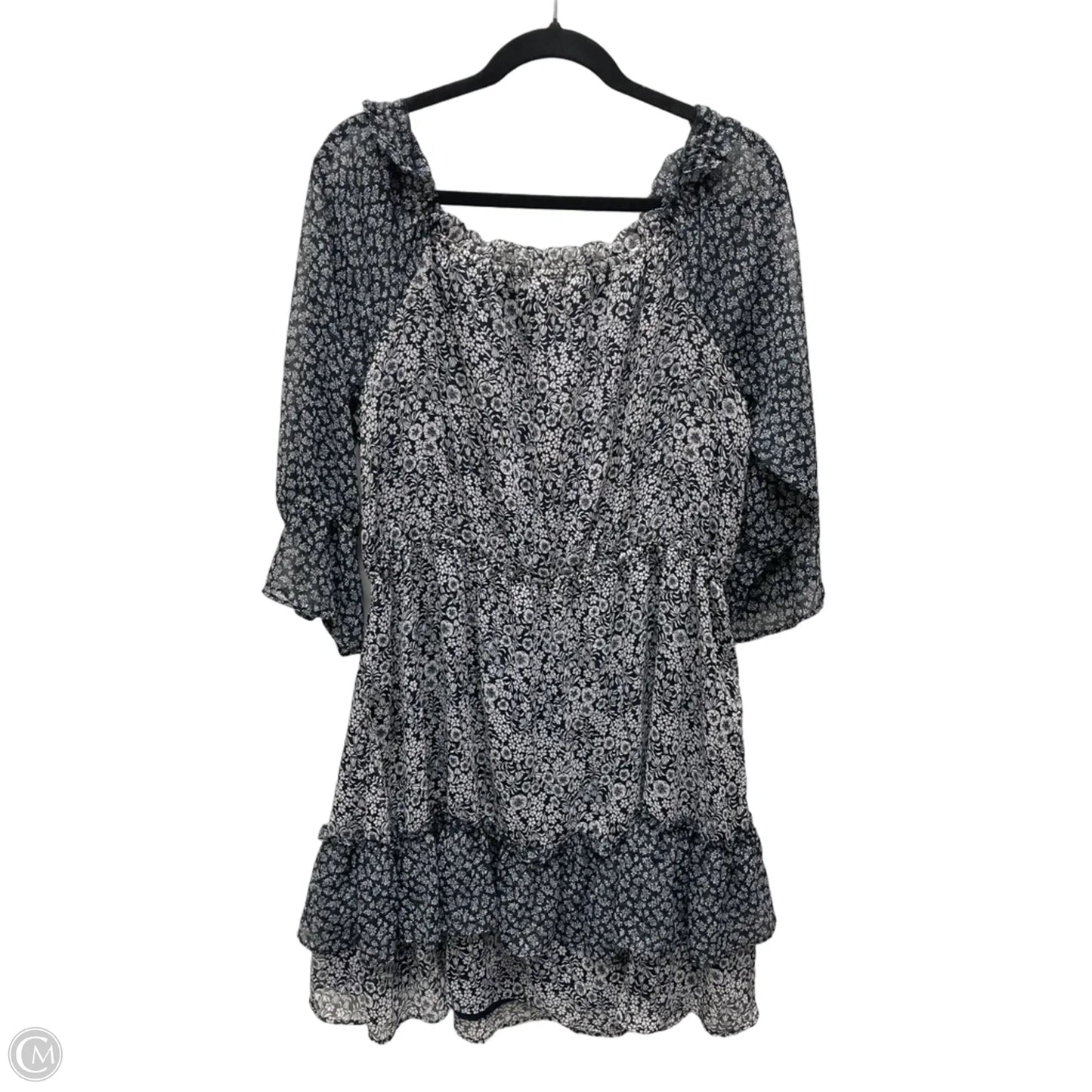 Dress Casual Short By Loft In Floral Print, Size: Xl