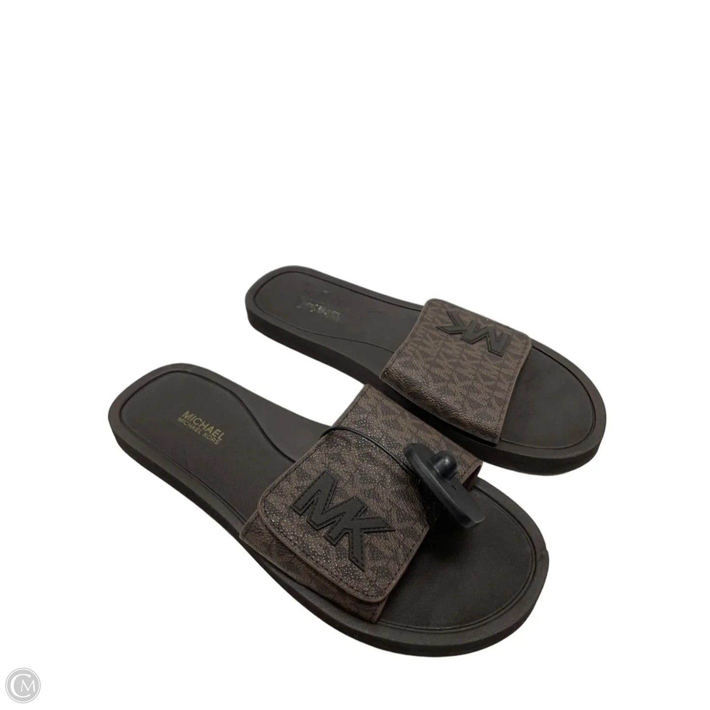 Sandals Designer By Michael Kors In Brown, Size: 9
