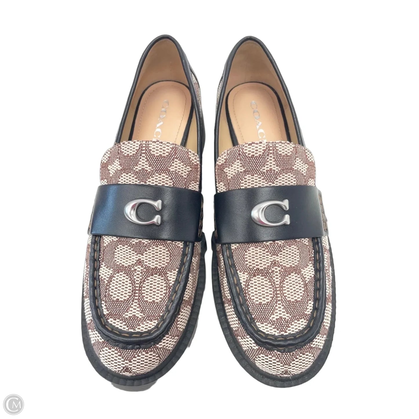 Shoes Designer By Coach In Black & Brown, Size: 9.5