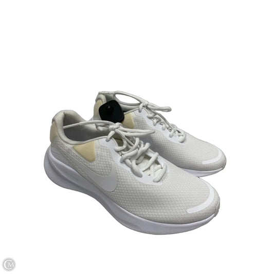 Shoes Athletic By Nike In White, Size: 8