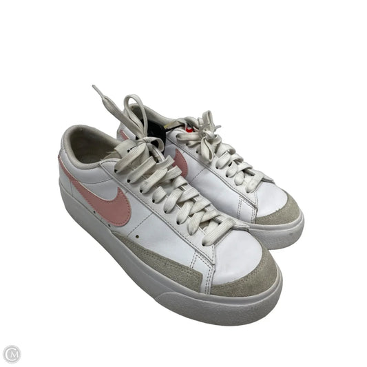 Shoes Sneakers Platform By Nike In Cream, Size: 7.5