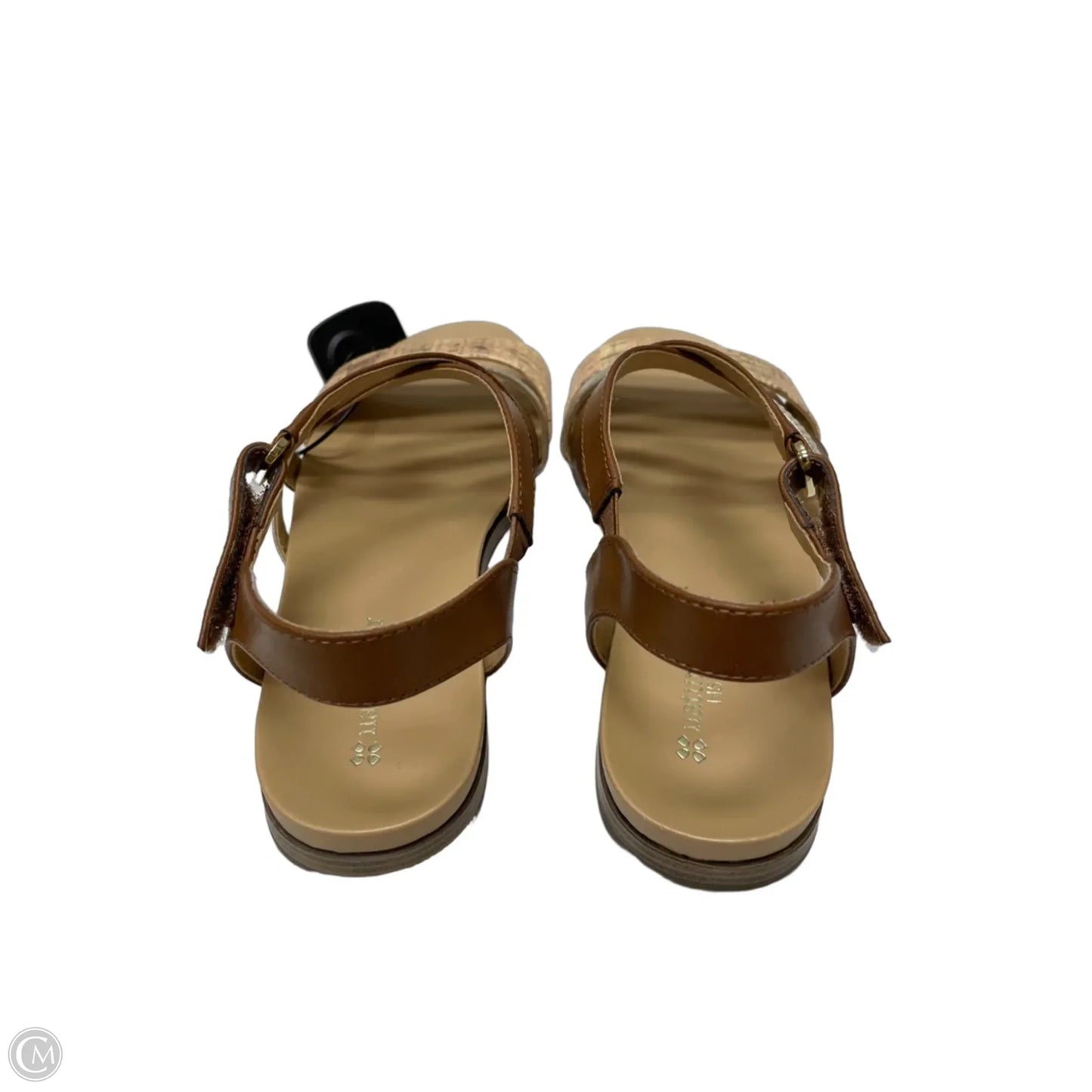Sandals Flats By Naturalizer In Brown & Tan, Size: 10