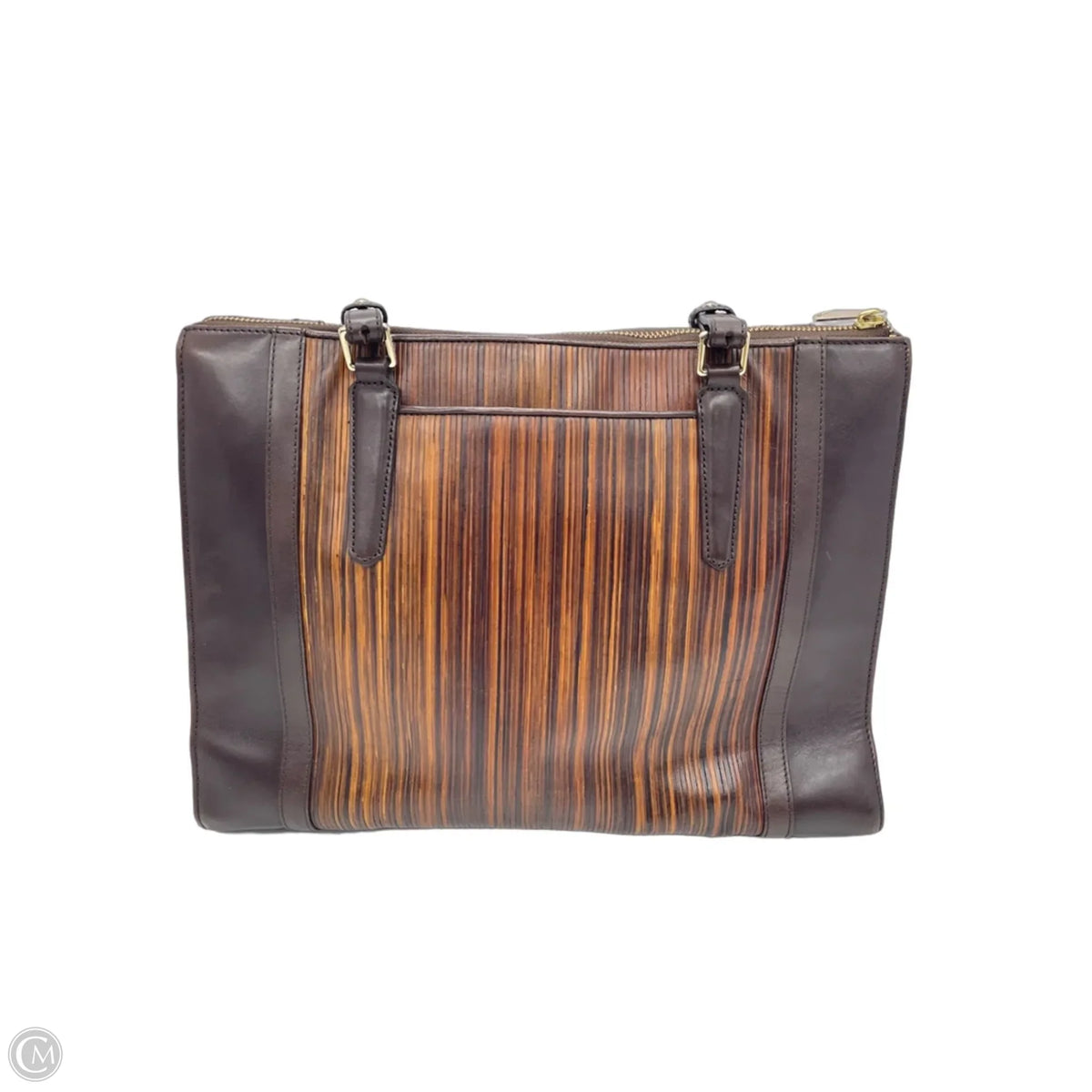 Handbag Designer By Brahmin, Size: Large