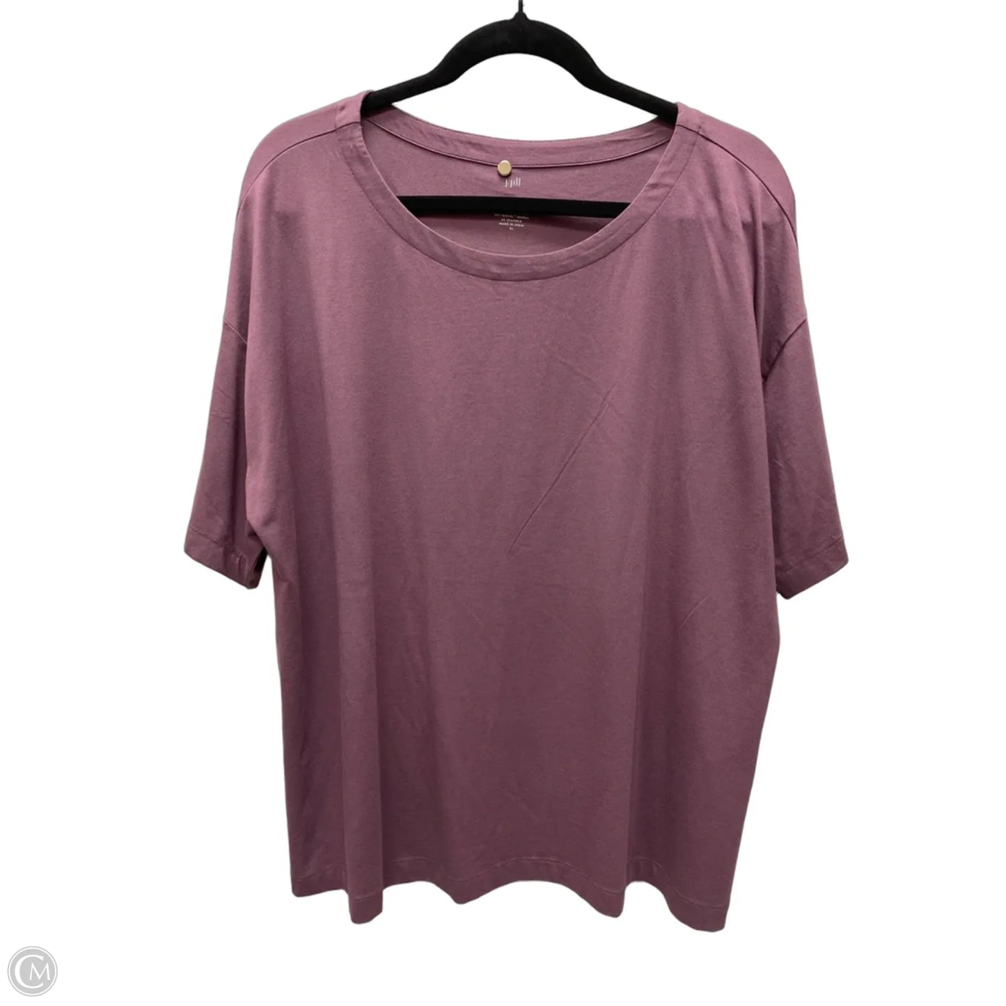 Top Short Sleeve By J. Jill In Purple, Size: Xl