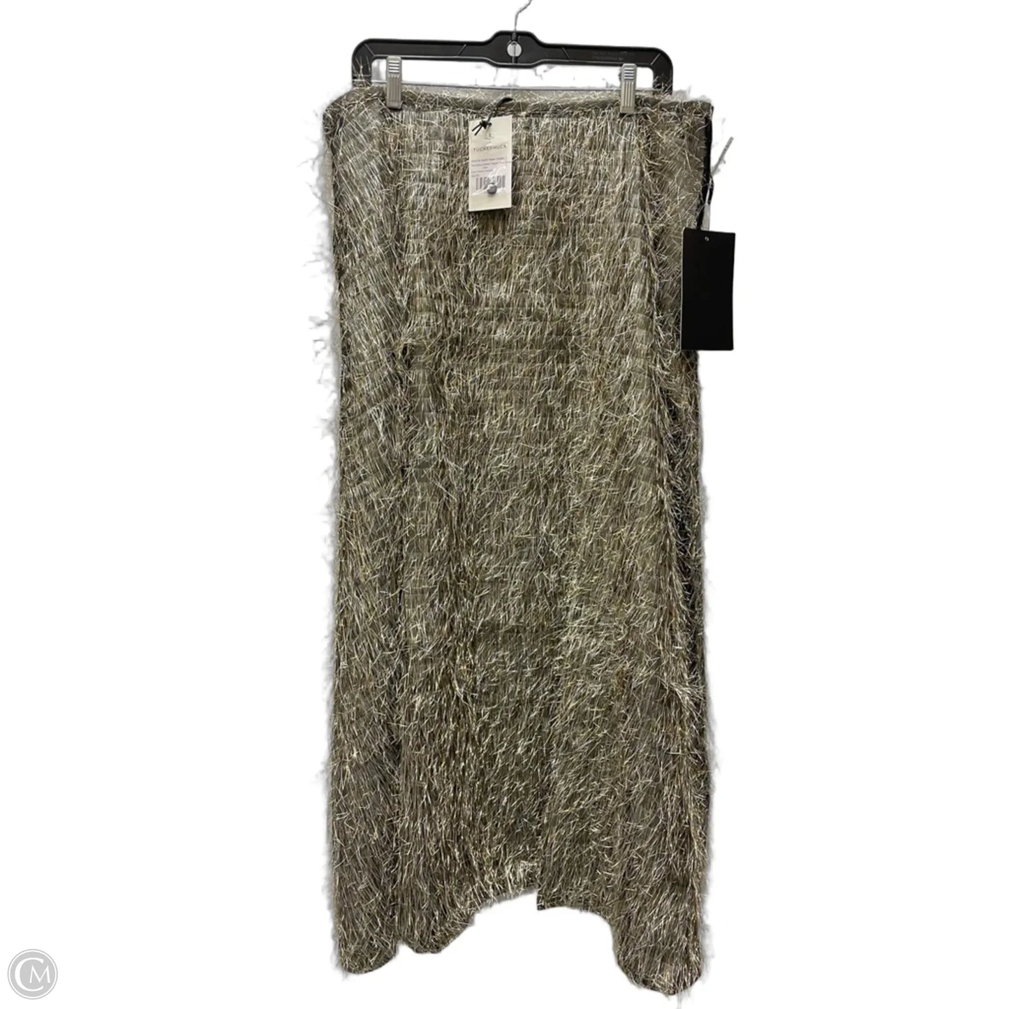 Skirt Maxi By Tuckernuck In Gold & Silver, Size: 16