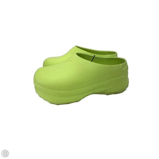 Shoes Heels Platform By Adidas In Green, Size: 9.5