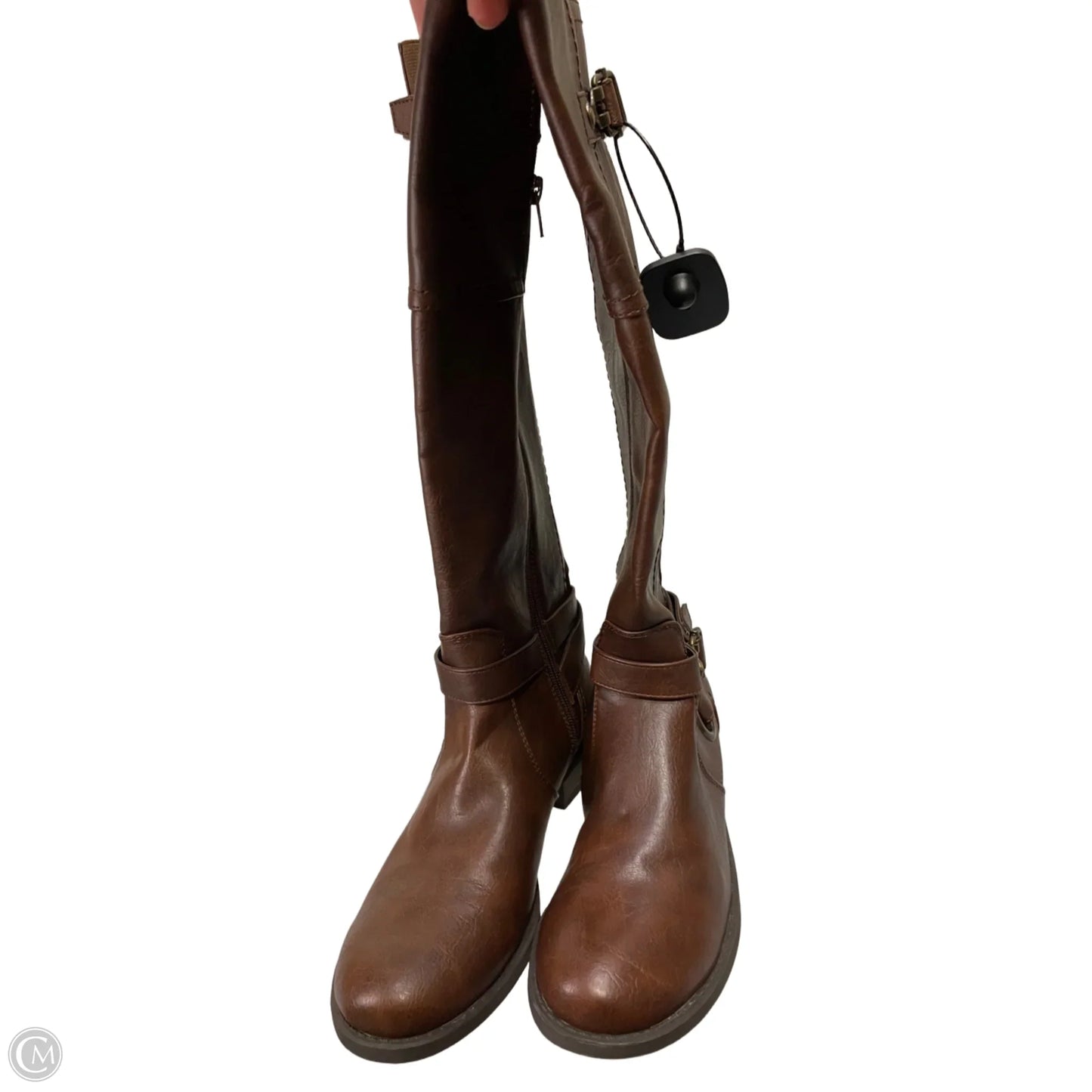 Boots Knee Flats By Guess In Brown, Size: 8.5