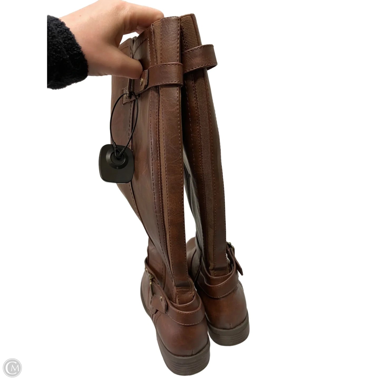 Boots Knee Flats By Guess In Brown, Size: 8.5