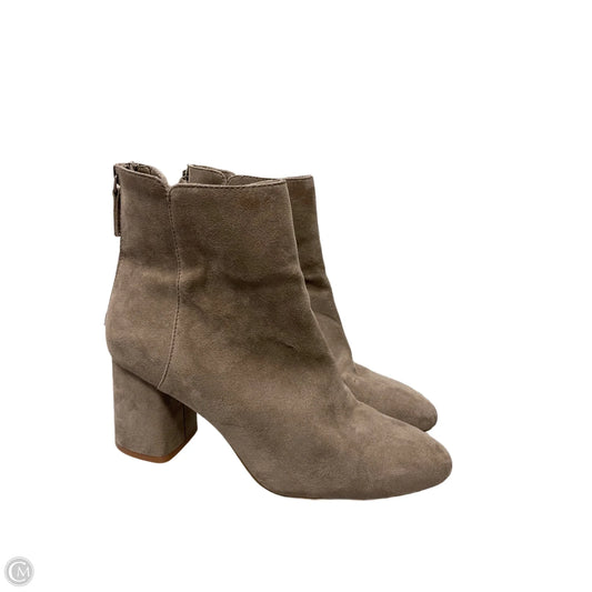 Boots Ankle Heels By Old Navy In Brown, Size: 7.5