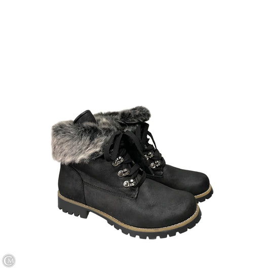 Boots Snow By White Mountain In Black & Grey, Size: 9.5