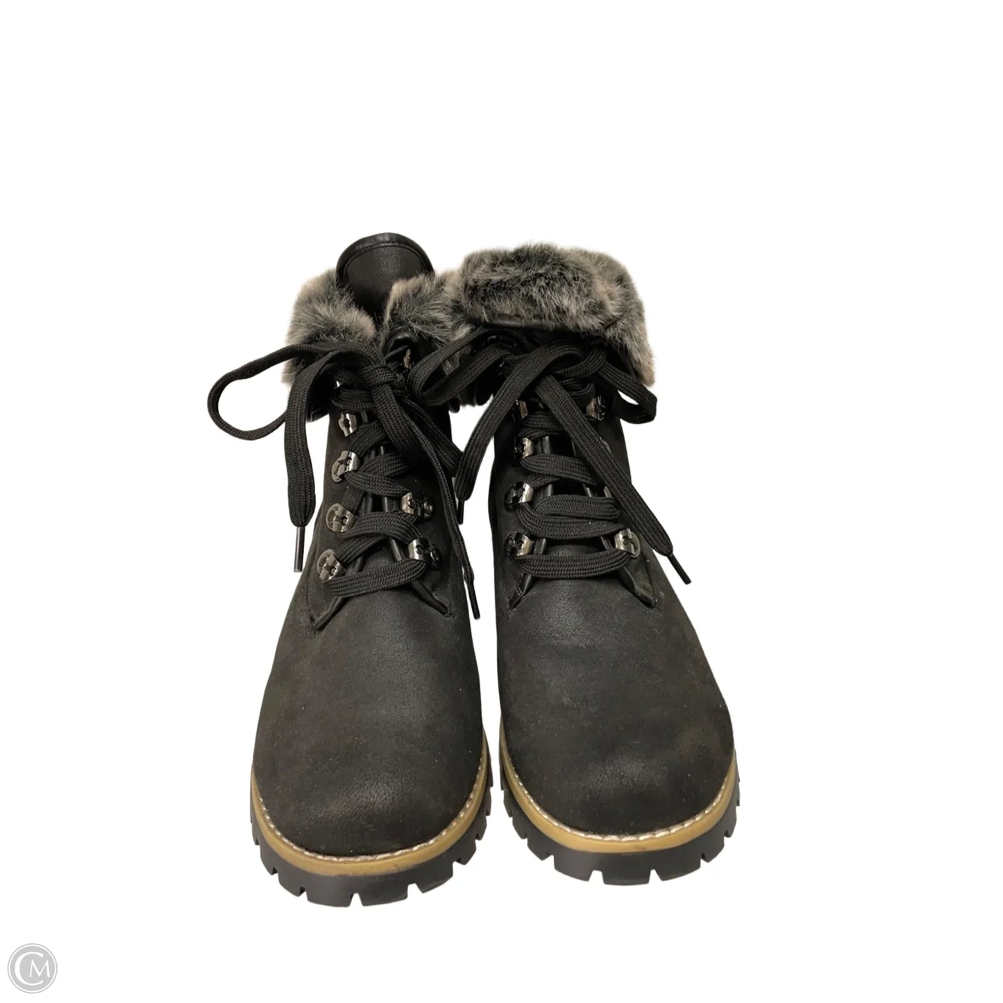 Boots Snow By White Mountain In Black & Grey, Size: 9.5