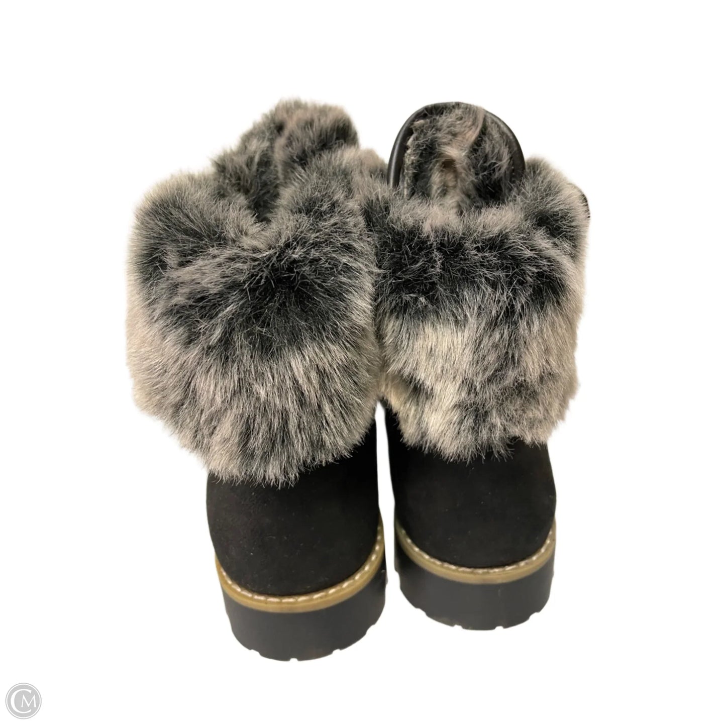 Boots Snow By White Mountain In Black & Grey, Size: 9.5