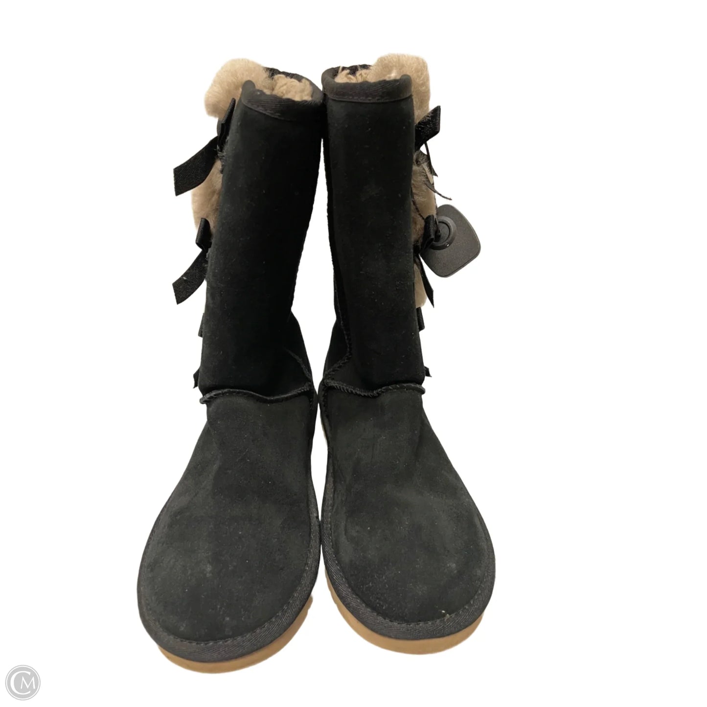Boots Snow By Koolaburra By Ugg In Black & Tan, Size: 7