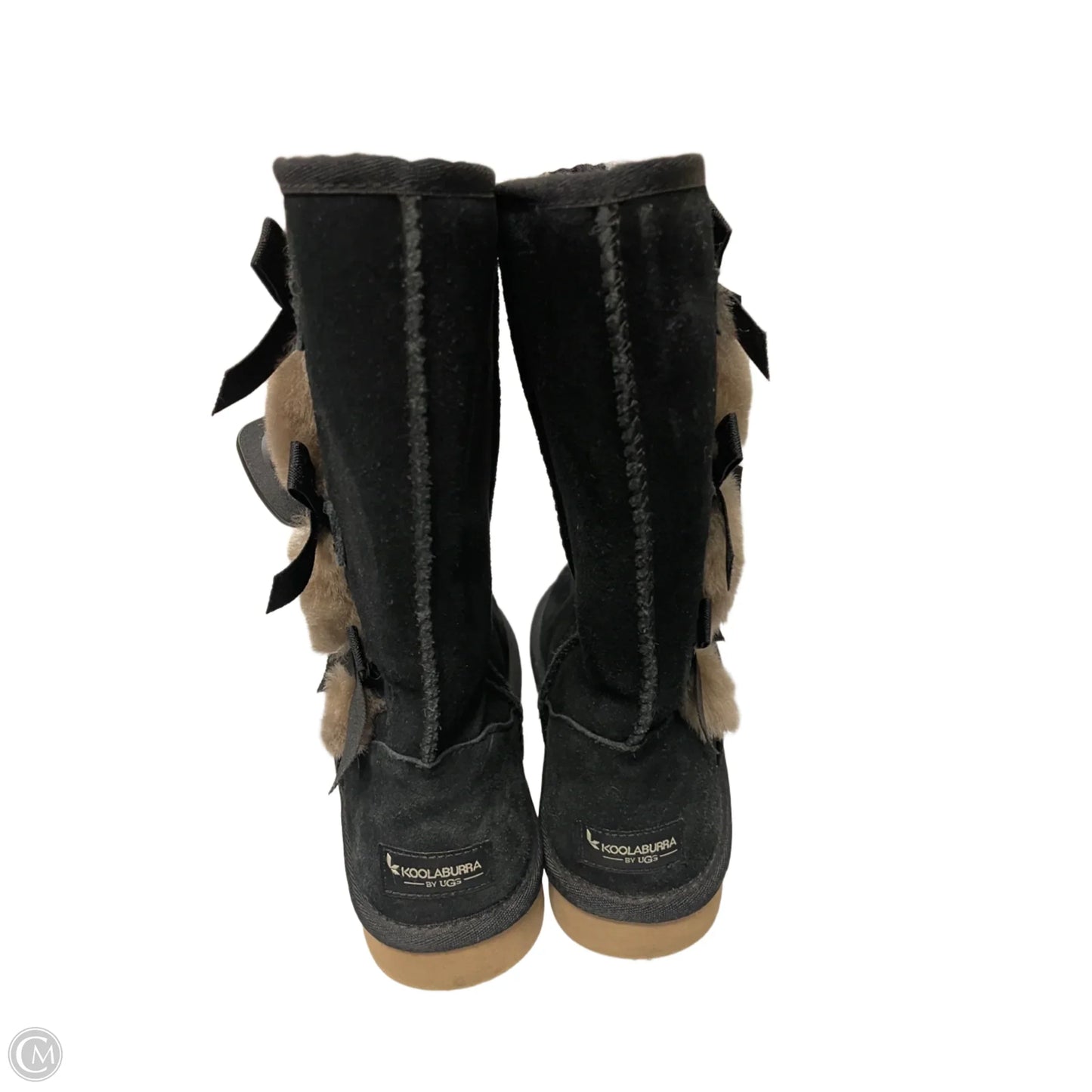 Boots Snow By Koolaburra By Ugg In Black & Tan, Size: 7