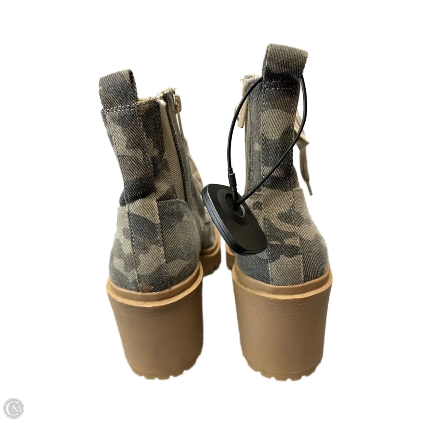 Boots Ankle Heels By Torrid In Camouflage Print, Size: 9
