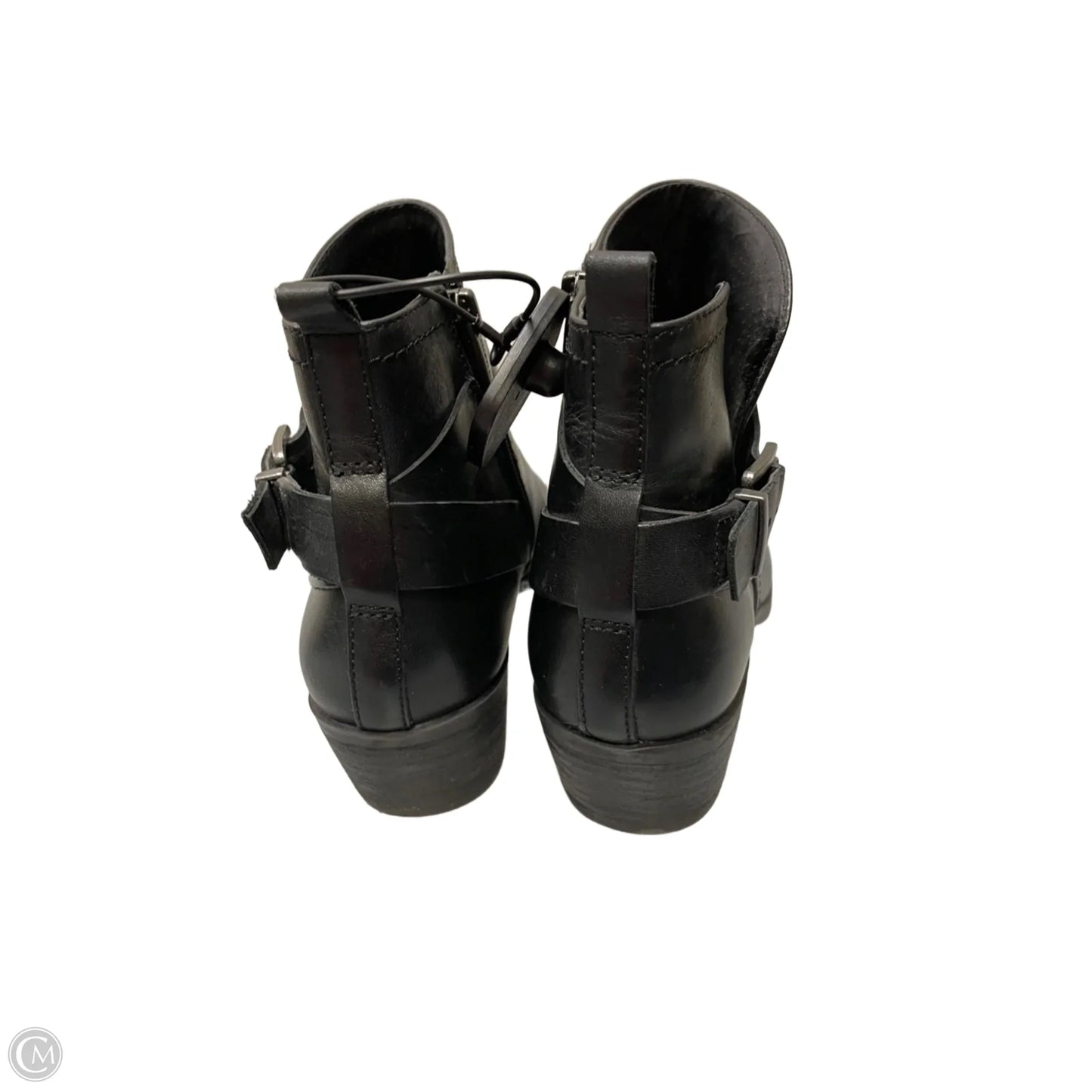 Boots Ankle Heels By Vince Camuto In Black, Size: 7.5