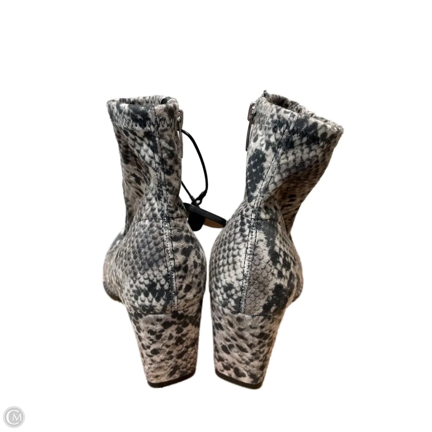 Boots Ankle Heels By Marc Fisher In Snakeskin Print, Size: 6