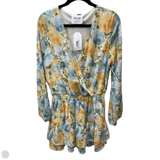 Dress Casual Short By SADIE & SAGE  In Floral Print, Size: L