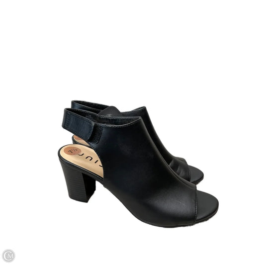 Shoes Heels Block By Unisa In Black, Size: 7.5