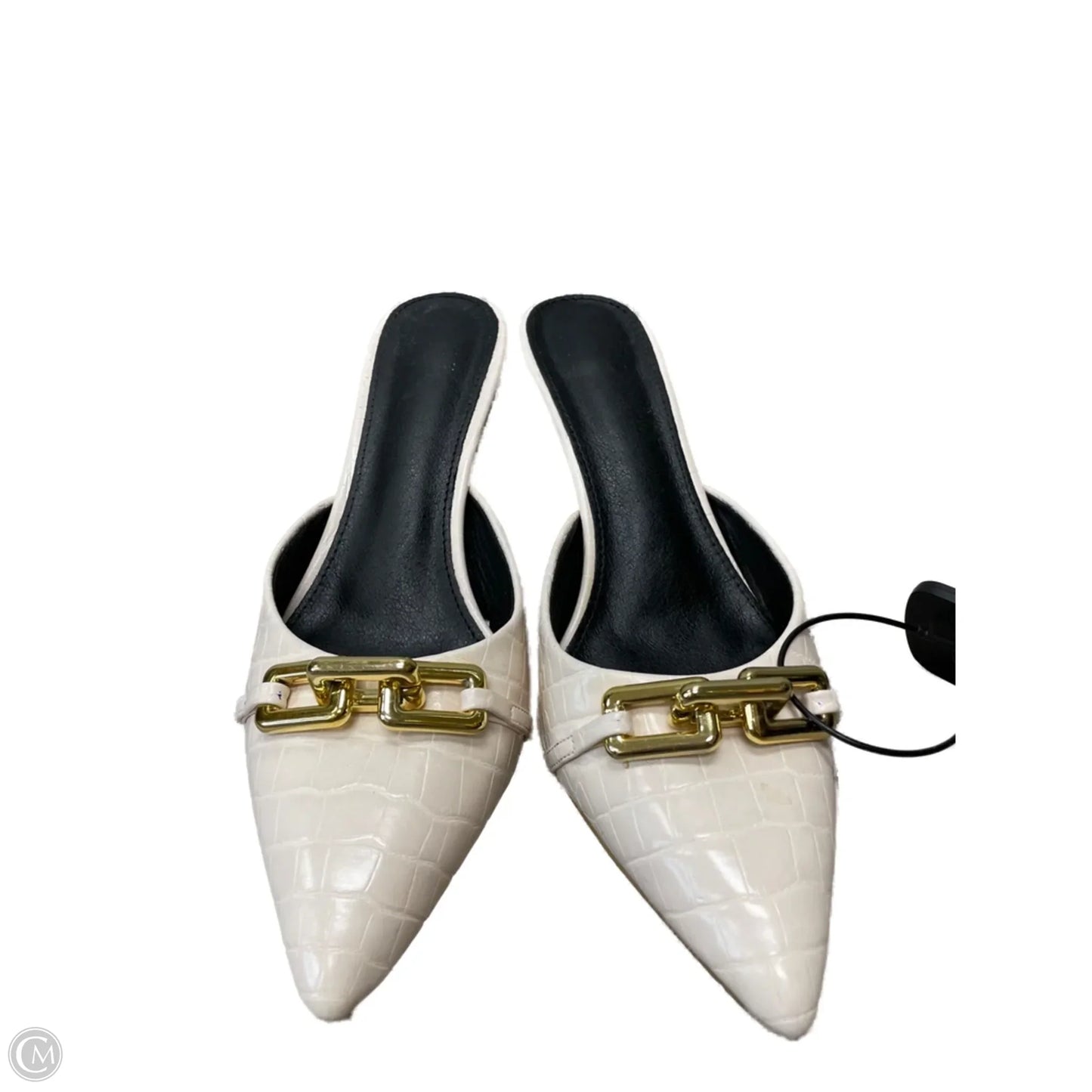 Shoes Heels Kitten By New York And Co In Gold & Tan, Size: 8