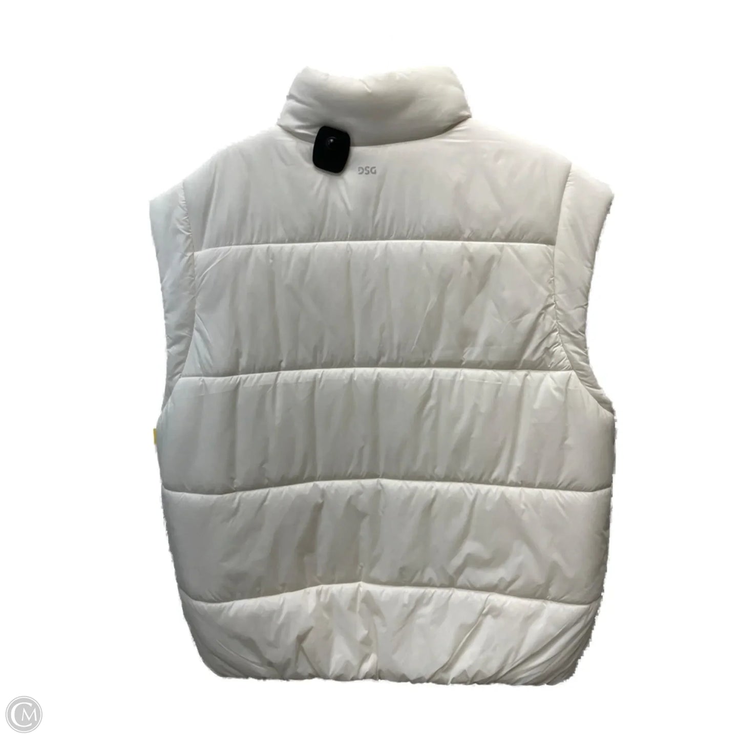 Vest Puffer & Quilted By Dsg Outerwear In Cream, Size: L
