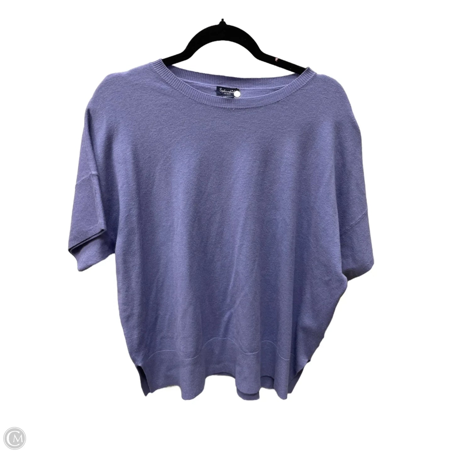 Sweater Short Sleeve By Splendid In Purple, Size: Xs